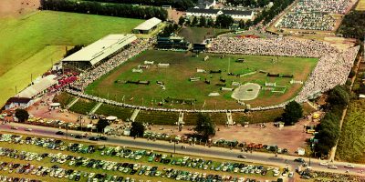 Hier steht ein Luftbild, das das Turniergelände in den 60er Jahren zeigt, zur Verfügung (Foto: Archiv CHIO Aachen).